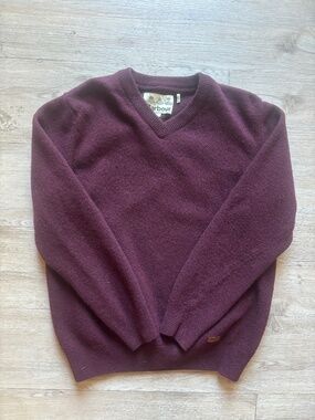 Classic Barbour Sweater 100%Wool Jumper